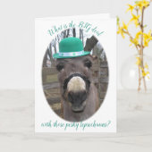 「大きな問題は何だ?」 カード (黄色い花)