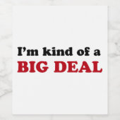 大きな問題 ワインラベル (シングルラベル)