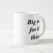 大きな喉の渇きに対する大きなマグカップ ジャンボコーヒーマグカップ (正面右)