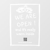 大きな喫モダン茶店の窓のランキングサイン ウィンドウサイン (シート)