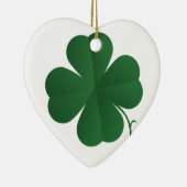 大きな四つ葉クローバー セラミックオーナメント (右)