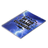 大きな変化を促す意欲を起ここインスパイアとする ノートブック (左側)