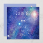 大きな夢と星のためのリーチ引用文銀河系 (正面/裏面)