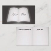 大きな夢のような本 名刺 (正面/裏面)