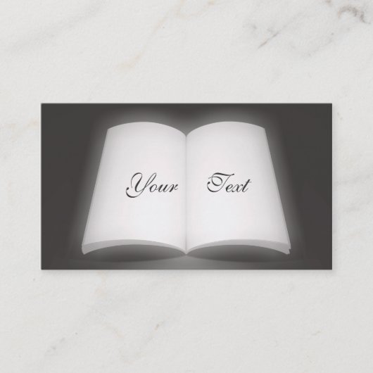 大きな夢のような本 名刺 (正面)