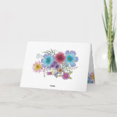 大きな夢の景色の庭を夢見る カード (裏面)