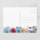 大きな夢の景色の庭を夢見る ポストカード (裏面)