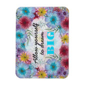 大きな夢の景色の庭を夢見る マグネット (縦)