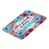 大きな夢の景色の庭を夢見る マグネット (左側)