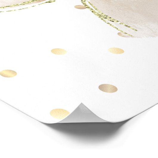 大きな夢を夢見るゾウの保育園の壁アート ポスター (角)