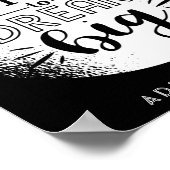 大きな夢を怖がらない – 勇気付けられる引用文 ポスター (角)