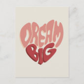 大きな夢を抱け：成功への意味ある言葉 ポストカード (正面)