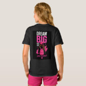💖 大きな夢を持ち 努力を怠らず 集中力を保て 💖 Tシャツ (裏面フル)