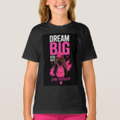 💖 大きな夢を持ち 努力を怠らず 集中力を保て 💖 Tシャツ (正面)