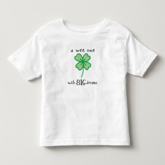 大きな夢を持つ小さな子どものTシャツ トドラーTシャツ