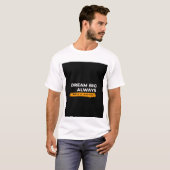 大きな夢を描くデザインTシャツ Tシャツ (正面フル)