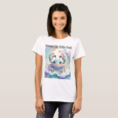 大きな夢を描け 小さなカニ 優しいかに座のサイン Tシャツ (正面フル)
