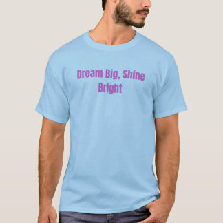 大きな夢を描け 輝くTシャツ モチベーション Tシャツ