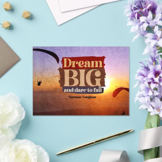 大きな夢を見て失敗する アクリル招待状 (インサイチュ (ウェディング))