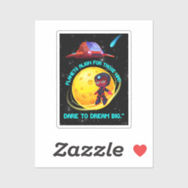 大きな夢を見る人のために惑星が整列する シール