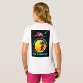 大きな夢を見る人のために惑星が整列する Tシャツ (裏面フル)