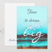 大きな夢を見る時間 シーズンカード (正面/裏面)