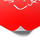 大きな夢を 夢見て小さな人よ 壁掛けアート ポスター (角)