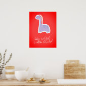 大きな夢を 夢見て小さな人よ 壁掛けアート ポスター (キッチン)