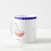 大きな夢を 大きな夢を抱くかわいい子猫 コーヒーマグカップ (正面左)