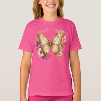 大きな夢を 大きな羽の輪 キッズTシャツ Tシャツ
