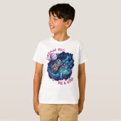 大きな夢を 大宇宙の浮遊庭園 子供Tシャツ Tシャツ (正面フル)