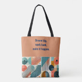 大きな夢を Tote トートバッグ (裏面)