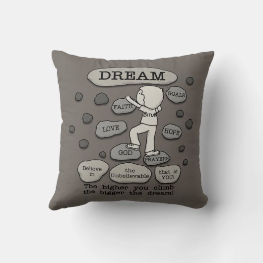 大きな夢 クッション (裏面)