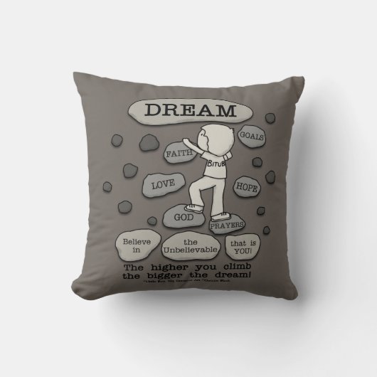 大きな夢 クッション (正面)