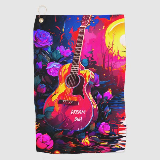 大きな夢 ゴルフタオル (正面)