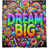 大きな夢 シャワーカーテン (正面)