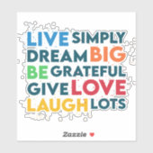 大きな夢 シール (シート)