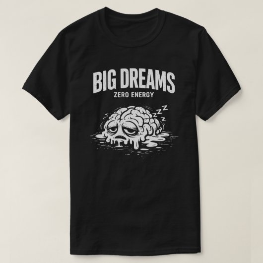 大きな夢 ゼロエネルギー ユニセックス Tシャツ (デザイン正面)
