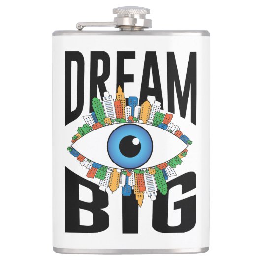 大きな夢 フラスク (正面)