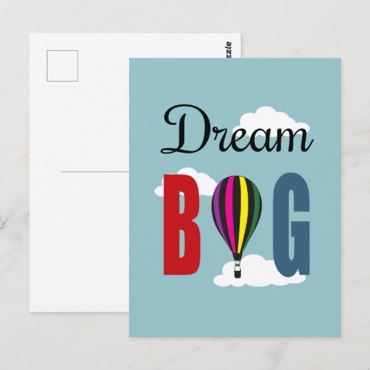 大きな夢 ポストカード (正面/裏面)