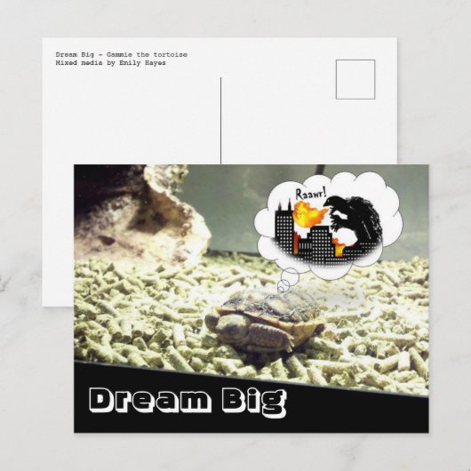 大きな夢 ポストカード (正面/裏面)