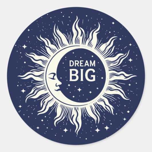 大きな夢 ラウンドシール (正面)