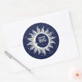 大きな夢 ラウンドシール (封筒)