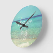 大きな夢 ラウンド壁時計 (傾斜)