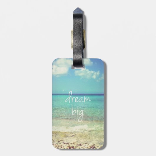 大きな夢 ラゲッジタグ (裏面縦)