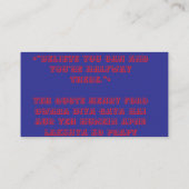 大きな夢 名刺 (裏面)