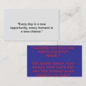 大きな夢 名刺 (正面/裏面)