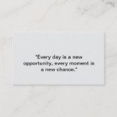 大きな夢 名刺 (正面)