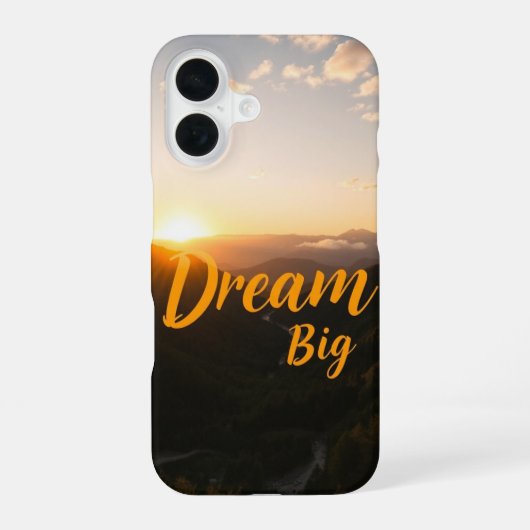 大きな夢 iPhone 16ケース (裏面)