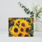 大きな大きなひまわり ポストカード (スタンド正面)